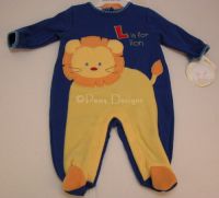 Honey Pot L IS FOR LION 2pc Romper Set - Sz 3mo NWT